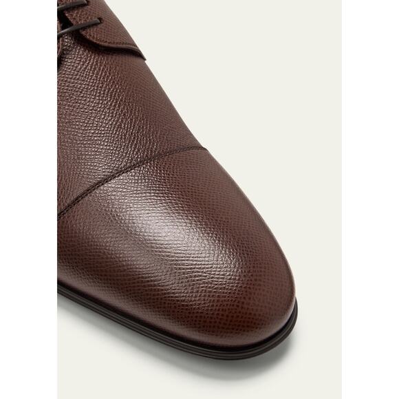 Christian Louboutin Surcity Flat Brown Leather Dress Oxford Derby Loafer 46 13 main image 4